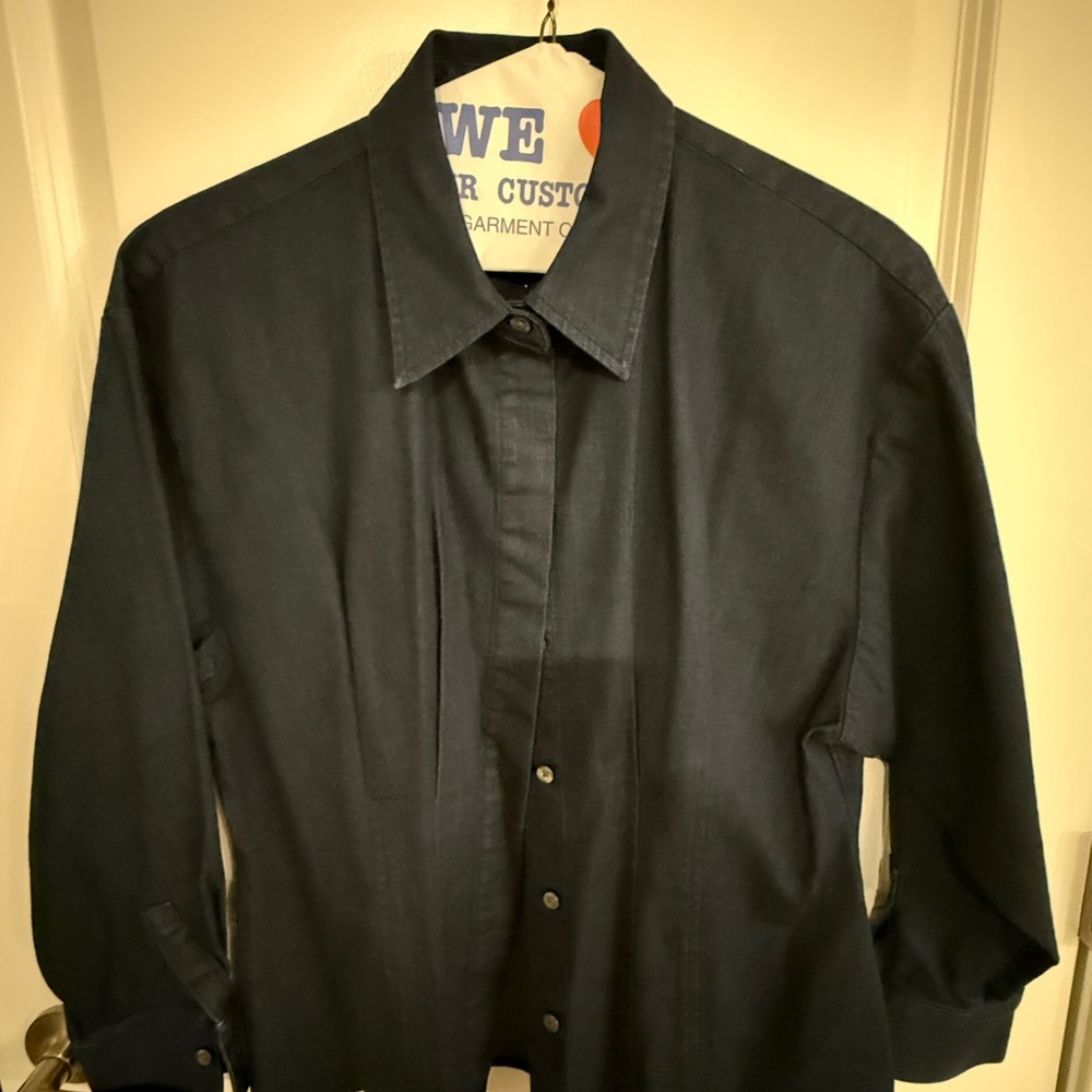 Banana Republic Dark Blue Button Down Shirt